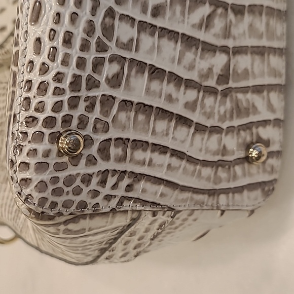 Brahmin White and Brown Shoulder Bag - Picture 5 of 7